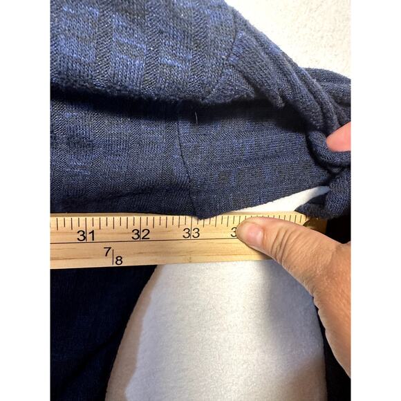 Womens Asymmetrical Knit Top SZ S Minimalist Modern Stretchy Cozy Layering Chic - Picture 4 of 7